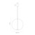 Orb Air Old Brass Frosted Glass Ball LED Pendant-11