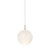 Orb Air Old Brass Frosted Glass Ball LED Pendant-2