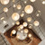 Orb Air Old Brass Frosted Glass Ball LED Pendant-5