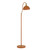 Brevik Adjustable Orange Metal Floor Lamp-2