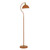 Brevik Adjustable Orange Metal Floor Lamp