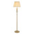 Cadiz Antique Gold Cream Shade Classic Floor Lamp-1
