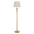 Cadiz Antique Gold Cream Shade Classic Floor Lamp