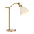 Kylan Adjustable Antique Gold Bell Shade Table Lamp-2