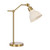 Kylan Adjustable Antique Gold Bell Shade Table Lamp