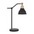 Kylan Adjustable Matt Black Bell Shade Table Lamp-1