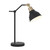 Kylan Adjustable Matt Black Bell Shade Table Lamp-2