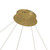 Cirque Gold Two Rings LED Pendant Light-13