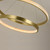 Cirque Gold Two Rings LED Pendant Light-7