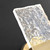 Ice Rectangular Brass Textured Glass LED Wall Light-3