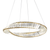 Athena Organic Curved Gold Pendant Chandelier