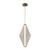 Oslo Tall Handblown Clear Glass with LED Light Rod Pendant Light-2