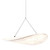 Silk Curved White LED Feature Pendant Light