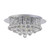 Kiak Circular Chrome Crystal Close to Ceiling Light-2