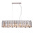 Raya Chrome Crystal Long Oval Pendant Light-1 Raya Chrome Crystal Long Oval Pendant Light-1