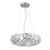 Royal Silver Crystal Torus Pendant Chandelier