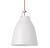 Carbon Steel Bell Industrial Pendant Light - Gloss White