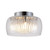 Sofi Chrome Glass Crystal Close to Ceiling Light-1