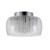 Sofi Chrome Glass Crystal Close to Ceiling Light