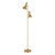 Hyvik Matt Brass Twin Lights Floor Lamp-2