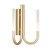 Joshua Golden Contemporary LED Candle Wall Light-3