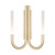 Joshua Golden Contemporary LED Candle Wall Light