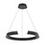 Lucid Black C-Shaped Touch Dimmable CCT LED Pendant Light