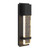 Estrada Clear Seeded Glass Black Wall Light-1