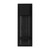 Estrada Clear Seeded Glass Black Wall Light-2