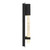 Estrada Clear Seeded Glass Black Wall Light-3