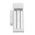 Hollis Clear Bubble Glass Short White LED Wall Light-1