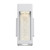 Hollis Clear Bubble Glass Short White LED Wall Light-2