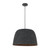 Malin Matt Black Dome Felt Pendant Light-1