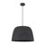 Malin Matt Black Dome Felt Pendant Light