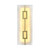 Charlotte Spanish Alabaster Rectangular Brass Wall Light