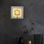 Charlotte Spanish Alabaster Square Brass Wall Light-2
