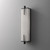 Poseidon Long Black Marble Modern Wall Light-7