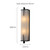 Poseidon Long Black Marble Modern Wall Light-8