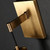 Raindrop Antique Brass Clear Glass Single Wall Light-3