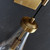 Raindrop Antique Brass Clear Glass Single Wall Light-5