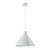 Kaede Textured White Iron Cone Pendant Light-3