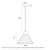 Kaede Textured White Iron Cone Pendant Light-7