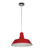 Angled Industrial Pendant light - Red