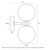 Foscani Diamond Cut Clear Glass Black Twin Wall Light-2