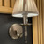 Stanford 1 Light Bronze Wall Lamp - Shimmer Grey