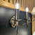 Stanford 2 Light Candle Bronze Wall Lamp