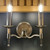 Stanford 2 Light Candle Bronze Wall Lamp