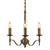Stanford 3 Light Candle Bronze Chandelier