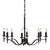 Stanford 8 Light Candle Bronze Chandelier