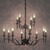 Stanford 12 Light Candle Bronze Chandelier-1